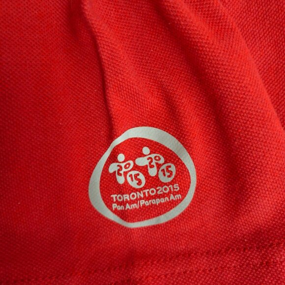 Toronto 2015 Pan Am Games Mens Red Polo Shirt 2XL - Picture 10 of 15
